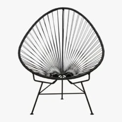 Acapulco Black Outdoor Chair 14 Acapulco Black Outdoor Chair -Home Furnishing Store AcapulcoLoungeChairBlackSOS17