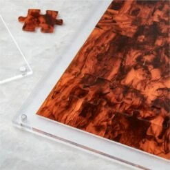 Brown Swirl Acrylic Puzzle -Home Furnishing Store AcrylicSwirlPuzzleHAV2SHF22