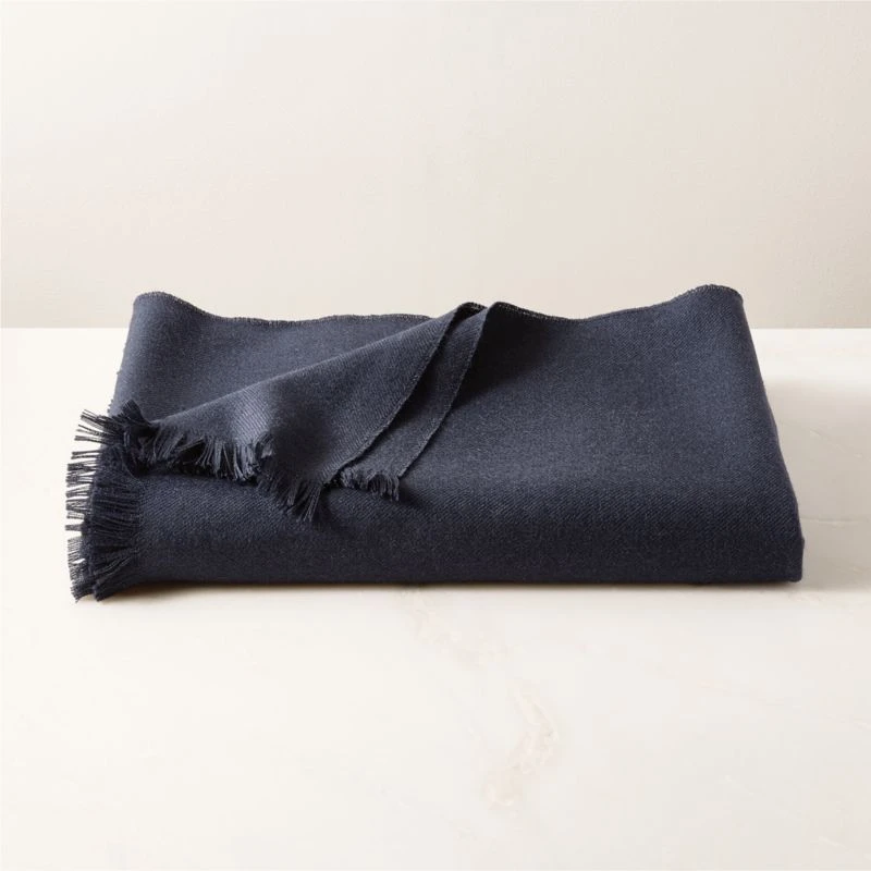 Alpaca Navy Throw Blanket 40"x60" 3 Alpaca Navy Throw Blanket 40"x60"
