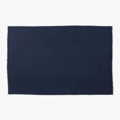 Alpaca Navy Throw Blanket 40"x60" 8 Alpaca Navy Throw Blanket 40"x60" -Home Furnishing Store AlpacaBlackIrisThrowSSF22