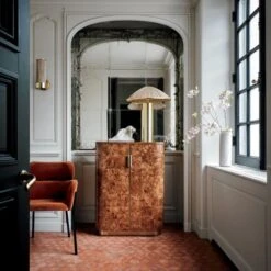 Azalea Brown Dining Chair -Home Furnishing Store AmatiBurlWoodCabinetJL20 1x1