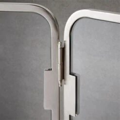 Amos Polished Nickel Fireplace Screen 9 Amos Polished Nickel Fireplace Screen -Home Furnishing Store AmosPlshdNklFrplcScreenAV2SHF21