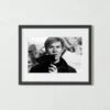 'Andy Warhol 1966' Photographic Print In Black Frame 17.75''x21.75''