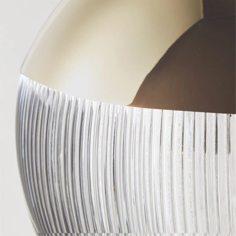 Anezi 12" Champagne And Glass Pendant Light 5 Anezi 12" Champagne And Glass Pendant Light - Image 3