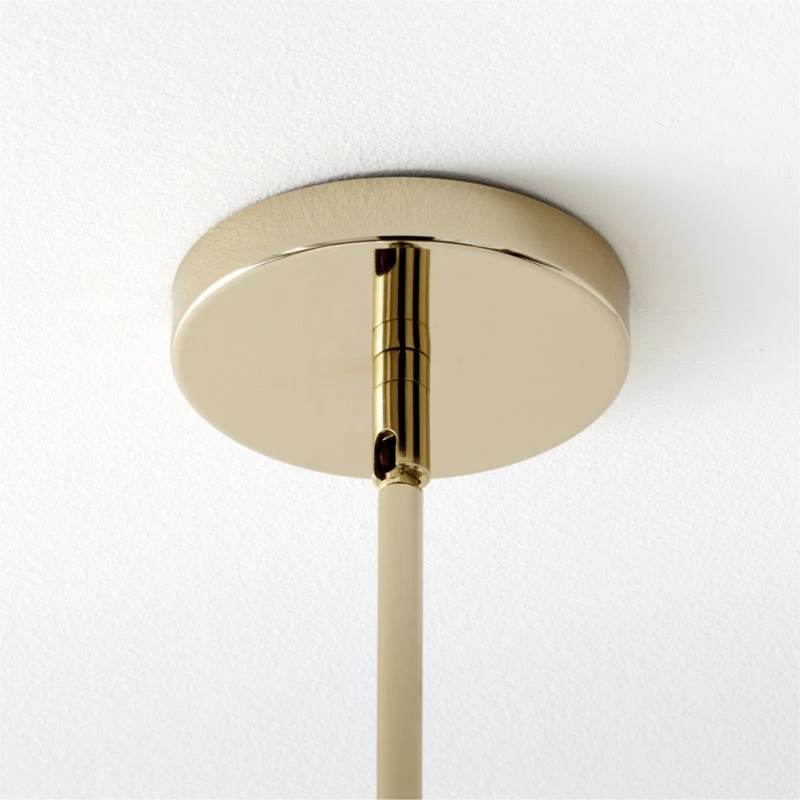 Anezi 12" Champagne And Glass Pendant Light 6 Anezi 12" Champagne And Glass Pendant Light - Image 4