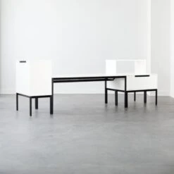 Aptum White Metal Bookcase -Home Furnishing Store AptumModularGroup1AVFHF21