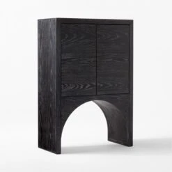 Augusta Black Entryway Cabinet 15 Augusta Black Entryway Cabinet -Home Furnishing Store ArcBlkEntrywayCabinet3QSSS22