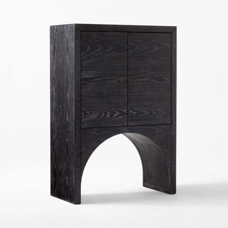 Augusta Black Entryway Cabinet 7 Augusta Black Entryway Cabinet - Image 5