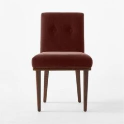 Axel Tufted Wine Velvet Dining Chair -Home Furnishing Store AxelTftdWdBckChairWineSOSSF22