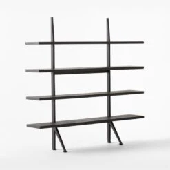 Azzurra Black Metal And Wood Bookshelf 10 Azzurra Black Metal And Wood Bookshelf -Home Furnishing Store AzzurraBookcase3QSSF22