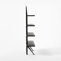 Azzurra Black Metal And Wood Bookshelf 11 Azzurra Black Metal And Wood Bookshelf -Home Furnishing Store AzzurraBookcaseSDSSF22