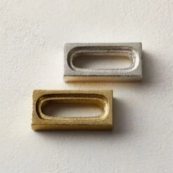 Barre Gold Napkin Rings Set Of 8 -Home Furnishing Store BarreNapkinRingGroupFHF21 1