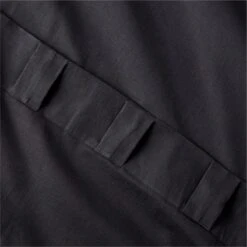 Black Cotton Basketweave Window Curtain Panel 48''x84'' -Home Furnishing Store BasketweaveBlk96CrtnPnlAV3SHS23