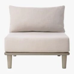 Baixa Wood Armless Outdoor Chair Cover -Home Furnishing Store BaxiaWoodArmlessChairSOS20