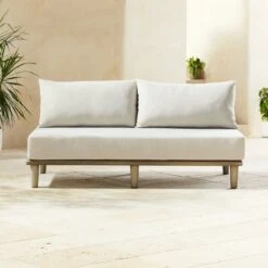 Baixa Wood Outdoor Loveseat