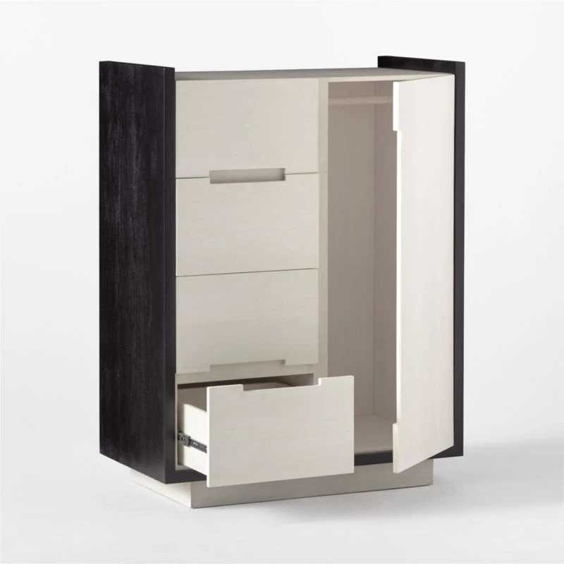 Beaufort Bleached Wood Chifferobe 8 Beaufort Bleached Wood Chifferobe - Image 6