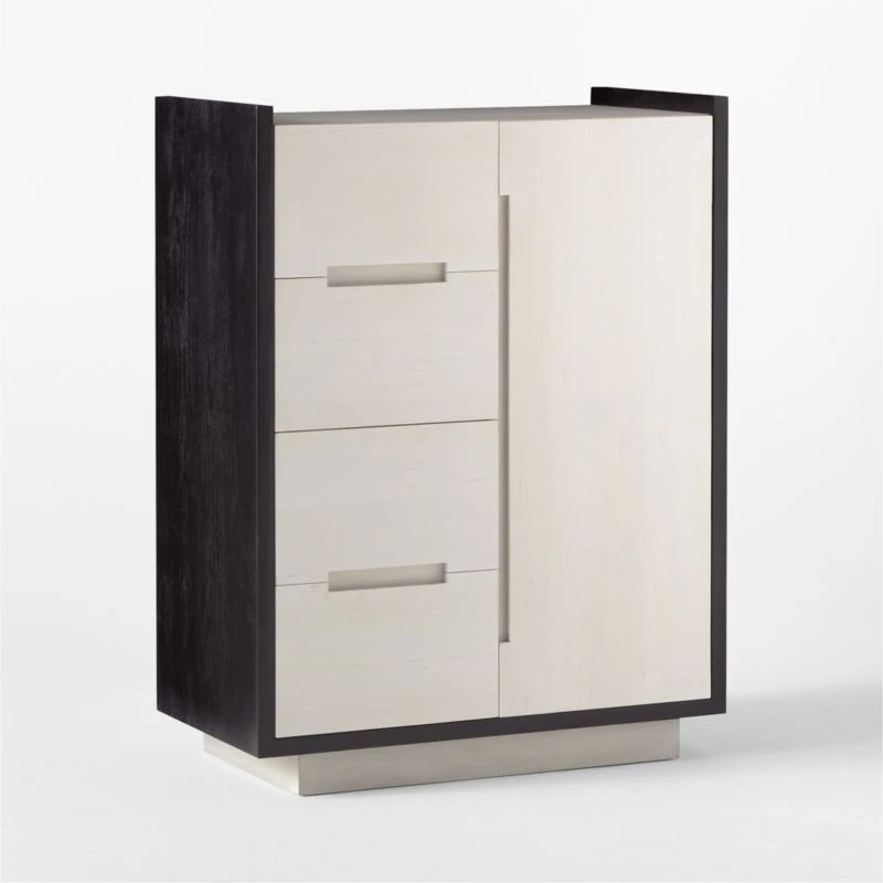 Beaufort Bleached Wood Chifferobe 7 Beaufort Bleached Wood Chifferobe - Image 5