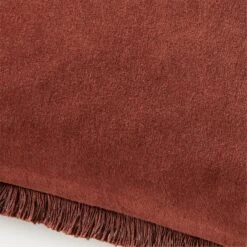 Bettie Dark Rust Red Throw Pillow With Down-Alternative Insert 23" 8 Bettie Dark Rust Red Throw Pillow With Down-Alternative Insert 23" -Home Furnishing Store BettieDkRstPillow23X23inAVSSF22