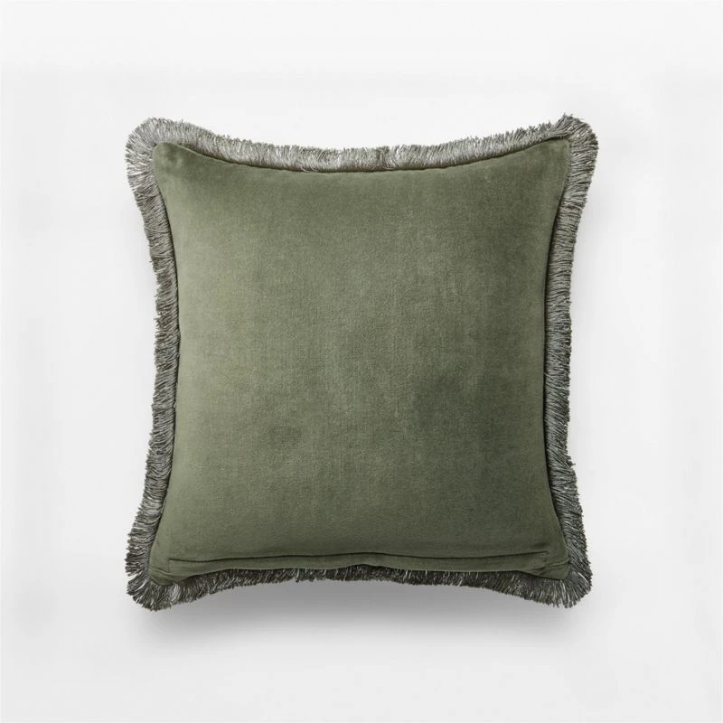 Bettie Forest Green Throw Pillow With Down-Alternative Insert 16" 3 Bettie Forest Green Throw Pillow With Down-Alternative Insert 16" - Image 2
