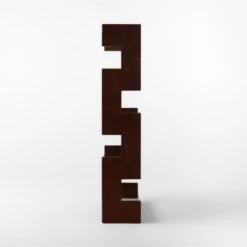 Biscia Brown Burl Wood Bookcase -Home Furnishing Store BisciaBookcaseSDSSF21