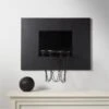 Black Leather Basketball Hoop -Home Furnishing Store BlackLthrMiniBballNHoopHolAVFHF21