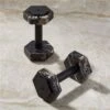 Black Marble 5-Lb Dumbbell -Home Furnishing Store BlackMrblWeight5LbHolSHF21