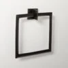 Blaine Matte Black Towel Ring -Home Furnishing Store BlaineMttBlkTowelRingSHF21