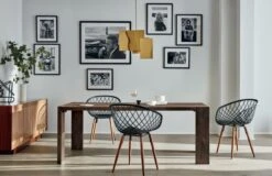 'Bob Dylan, 1966' Photographic Print In Black Frame 17.5"x21.5" -Home Furnishing Store BloxDiningTableSideraFB20