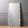 Grace Bone Inlay Floor Length Mirror 36"x72" -Home Furnishing Store BoneInlayFloorMirror36X72SHF17