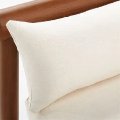 Bonelli Teak Outdoor Sofa With Ivory Sunbrella® Cushions -Home Furnishing Store BonelliSofaAVSSS23