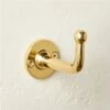Boule-Inspired Polished Brass Wall Mount Hook -Home Furnishing Store BouleInspiredPlshdBrsHookSHF21