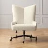 Bowtie Cream Boucle Office Chair Model 3002 1 Bowtie Cream Boucle Office Chair Model 3002 -Home Furnishing Store BowtieMd3002CrmBclOfcChrSHF21