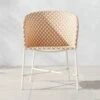 Brava Neutral And White Wicker Outdoor Dining Armchair -Home Furnishing Store BravaDnngLngChairWhtNNatSHS23