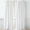 White Basketweave Blackout Window Curtain Panel 48"x84" -Home Furnishing Store BsktwvWhtBlackoutPnl120inSHS21
