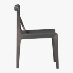 Burano Charcoal Grey Leather Sling Chair -Home Furnishing Store BuranoLthrChrChrclSDF18