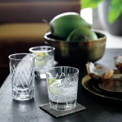 Cavale Double Old-Fashioned Glass -Home Furnishing Store CB2FA21 KD 4C 0322 OC21 1x1