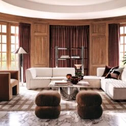 Gigi Polished Stainless Steel Floor Lamp -Home Furnishing Store CB2FA22 03A Hero 2