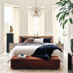 Border EUROPEAN FLAX™-Certified Linen White And Black Duvet Cover And Shams -Home Furnishing Store CB2FA22 04A Hero 2