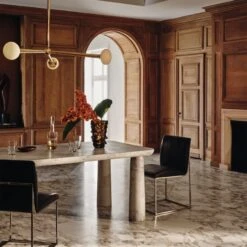 Coop Black Leather Dining Chair -Home Furnishing Store CB2FA22 05C Hero V1