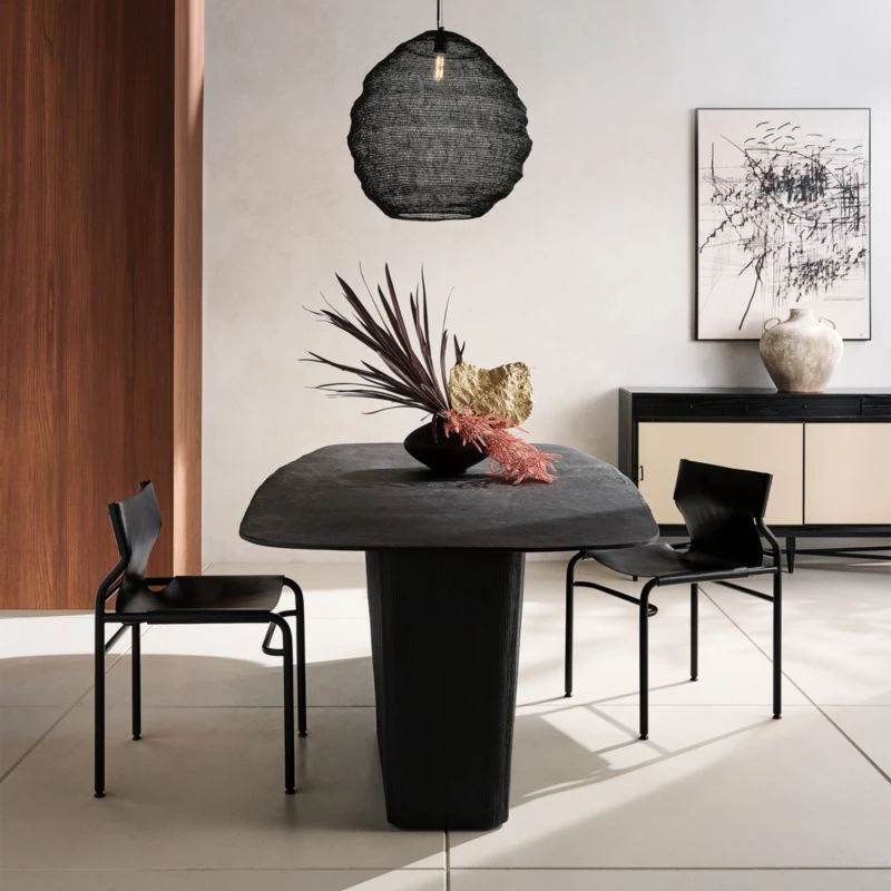 Mirage Chainmail Black Pendant Light 24" 8 Mirage Chainmail Black Pendant Light 24" - Image 6