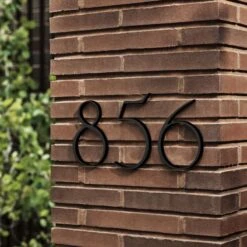 Heymland 6" Black House Number 0 -Home Furnishing Store CB2FA22 32A DET 01 var