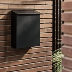 Damon Black Vertical Mailbox 11 Damon Black Vertical Mailbox -Home Furnishing Store CB2FA22 32A DET 02 1x1