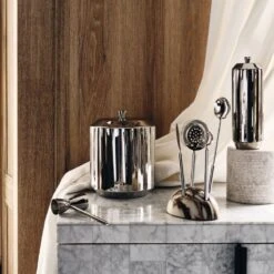 Milano Stainless Steel Cocktail Shaker -Home Furnishing Store CB2FA22 49H Hero 1