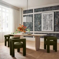 Venation Green Floral Wallpaper 8 Venation Green Floral Wallpaper -Home Furnishing Store CB2FA23 14B V2