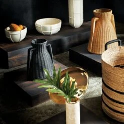 Grille White Decorative Bowl Small -Home Furnishing Store CB2FA23 BID 12 v2 RET