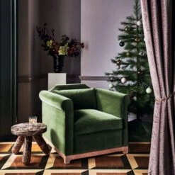 Bolt Polished Brass Chain Curtain Tieback -Home Furnishing Store CB2HOL21 03A heroOC21 1x1 1