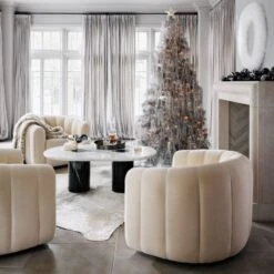 Duval Decanter With Amber Double Old-Fashioned Glasses Set Of 2 -Home Furnishing Store CB2HOL22 02A V2