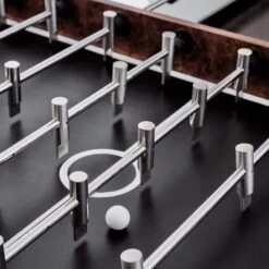 Burl Wood Foosball Table -Home Furnishing Store CB2HOL22 07C 582 detail