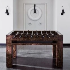 Burl Wood Foosball Table -Home Furnishing Store CB2HOL22 07C hero