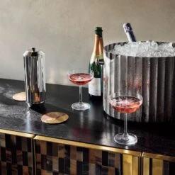 Milano Stainless Steel Cocktail Shaker -Home Furnishing Store CB2HOL22 11B hero 1